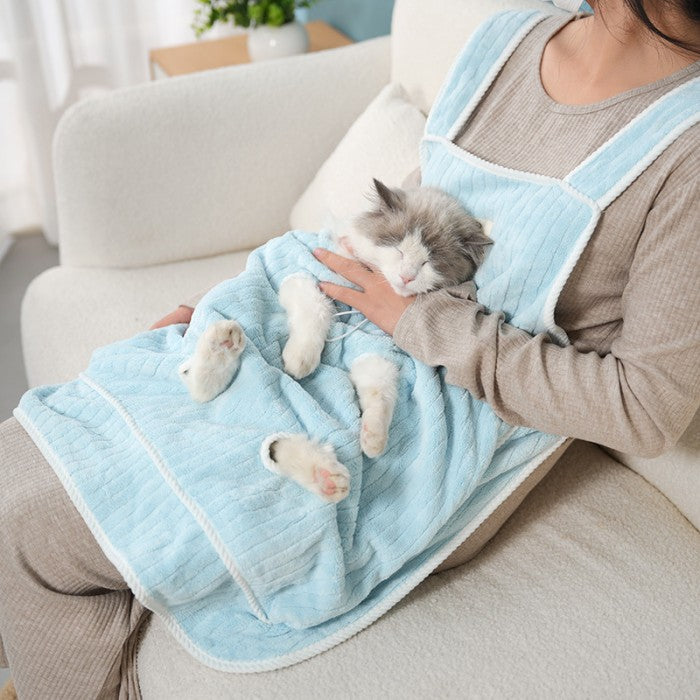 猫用ペット 抱っこエプロン 飼い主服 防粘毛カバー ペット猫寝袋 抜け毛防止 ふわふわ 猫用ペット 猫用ハーネス 小型犬エプロン猫用カンガルー ハーネス 猫を胸に抱くエプロン カンガルーポケット 猫が爪を切るとき 傷防止 調節可能 猫おくるみ 多機能 屋内屋外旅行用