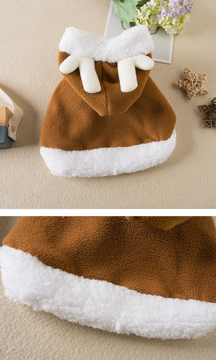 ドッグウェア コスチューム 猫 犬 ペット服 コスプレ クリスマス 衣装 犬服 猫服 洋服 ペット服 ペットウェア 衣装 フード付き コスチューム サンタ マント 仮装 サンタクロース 着ぐるみ 簡単装着 着せ替え 柔らかい ふわふわ 可愛い おしゃれ 仮装 変装 変身 暖かい