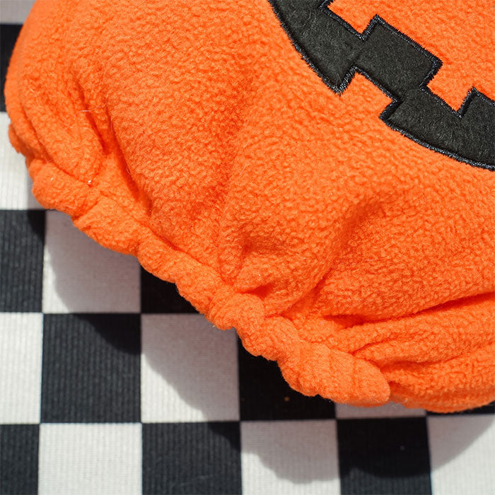 ハロウィン 衣装 猫 犬 かぼちゃの犬服 ハロウィン コスプレ ふんわり かぼちゃコスチューム 犬変身 写真撮り おもしろい ドッグウエア モコモコ 暖かい かぼちゃ柄 傷なめ防止 コスチューム コスプレ服 着せやすい 小型犬 仮装 変装 秋冬服 可愛い オシャレ ファッション