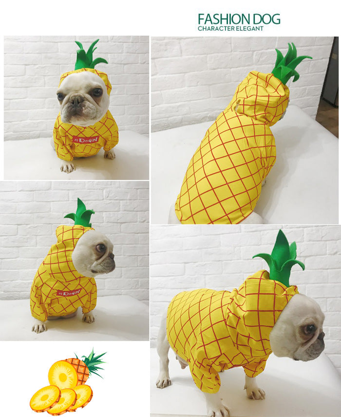 ペット フルーツ リンゴ パイナップル ドッグウェア 猫にも兼用 ハロウィン コスチューム 仮装 着ぐるみ ペット用の服 犬の衣装 犬 コスプレ 猫 ネコ 犬服 柔らかい 可愛い ドッグ服 プレゼント 小型犬 かわいい 洋服 撮影 ペット服 暖かい 帽子付き 犬服 りんごデザイン