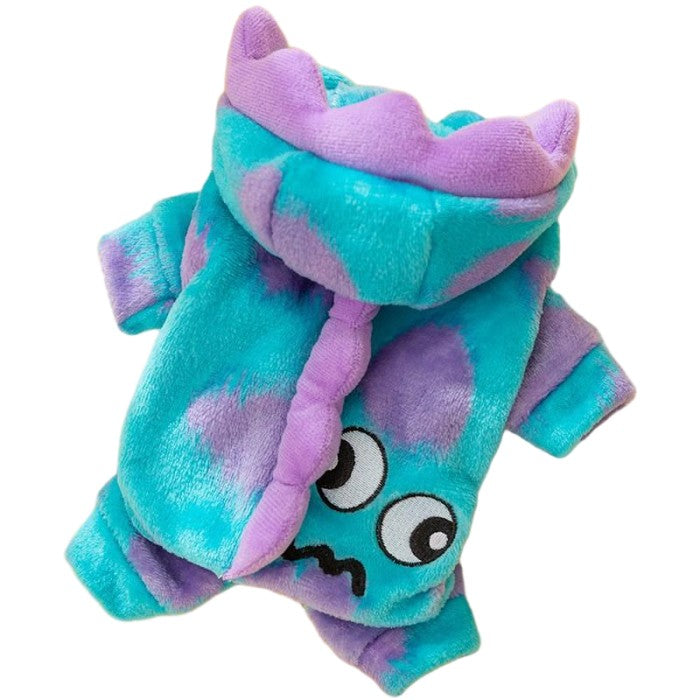 犬 服 ドッグウェア 暖かい あったか 裏起毛 着ぐるみ ふわふわ もこもこ トレーナー 秋冬 加絨 厚い 柔らかい お散歩 お出かけ ドッグウエア ワンちゃん服 ブラウン 抜け毛防止 小型犬 中型犬 ペット用品 コスチューム コスプレ 犬用 犬服 写真撮影 仮装 変装 かわいい