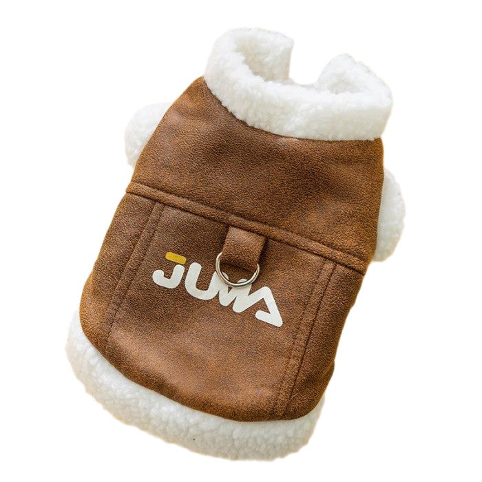 犬 服 ドッグウェア 暖かい あったか 裏起毛 着ぐるみ ふわふわ もこもこ トレーナー 秋冬 加絨 厚い 柔らかい お散歩 お出かけ ドッグウエア ワンちゃん服 ブラウン 抜け毛防止 小型犬 中型犬 ペット用品 コスチューム コスプレ 犬用 犬服 写真撮影 仮装 変装 かわいい