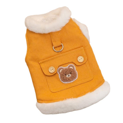 犬 服 ドッグウェア 暖かい あったか 裏起毛 着ぐるみ ふわふわ もこもこ トレーナー 秋冬 加絨 厚い 柔らかい お散歩 お出かけ ドッグウエア ワンちゃん服 ブラウン 抜け毛防止 小型犬 中型犬 ペット用品 コスチューム コスプレ 犬用 犬服 写真撮影 仮装 変装 かわいい