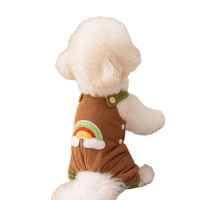 犬 服 ドッグウェア 暖かい あったか 裏起毛 着ぐるみ ふわふわ もこもこ トレーナー 秋冬 加絨 厚い 柔らかい お散歩 お出かけ ドッグウエア ワンちゃん服 ブラウン 抜け毛防止 小型犬 中型犬 ペット用品 コスチューム コスプレ 犬用 犬服 写真撮影 仮装 変装 かわいい