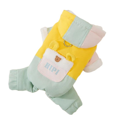 犬 服 ドッグウェア 暖かい あったか 裏起毛 着ぐるみ ふわふわ もこもこ トレーナー 秋冬 加絨 厚い 柔らかい お散歩 お出かけ ドッグウエア ワンちゃん服 ブラウン 抜け毛防止 小型犬 中型犬 ペット用品 コスチューム コスプレ 犬用 犬服 写真撮影 仮装 変装 かわいい