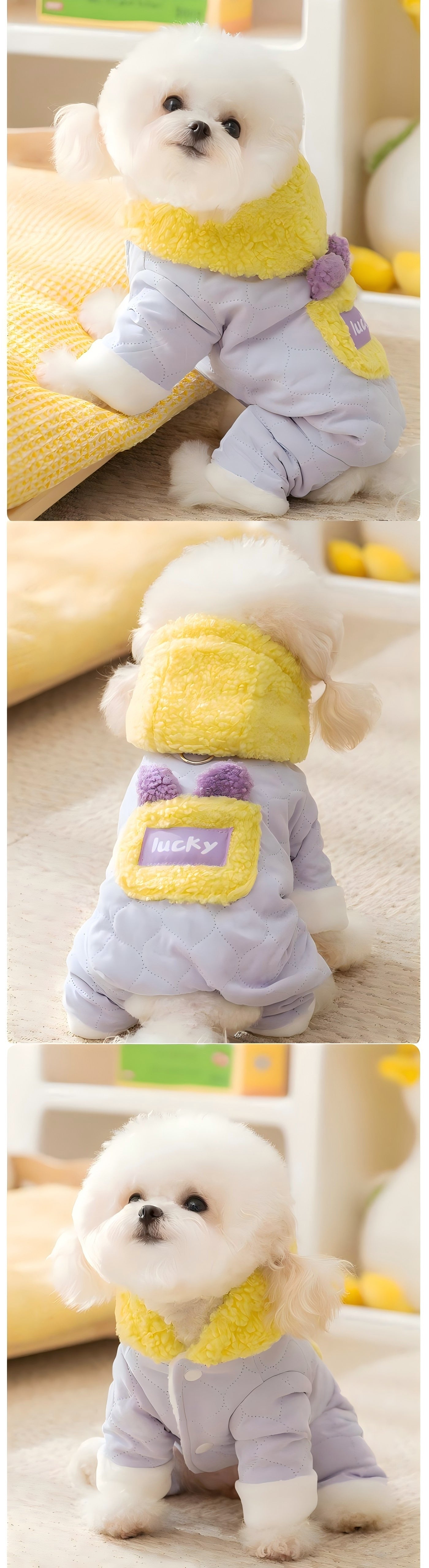 犬 服 ドッグウェア 暖かい あったか 裏起毛 着ぐるみ ふわふわ もこもこ トレーナー 秋冬 加絨 厚い 柔らかい お散歩 お出かけ ドッグウエア ワンちゃん服 ブラウン 抜け毛防止 小型犬 中型犬 ペット用品 コスチューム コスプレ 犬用 犬服 写真撮影 仮装 変装 かわいい