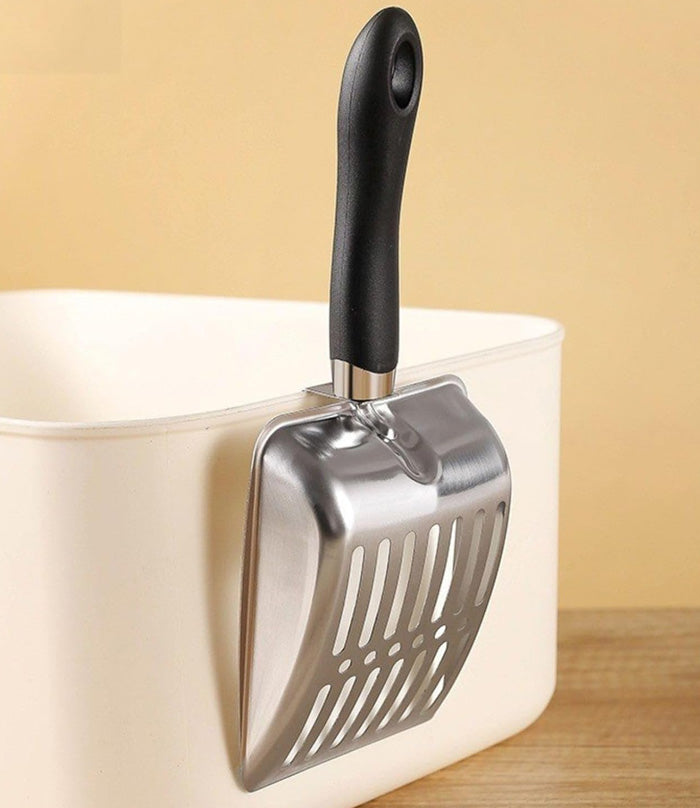 猫砂スコップ 猫 トイレスコップ 猫砂 猫トイレ スコップ おしゃれ ネコ サイズ 作業の軽減 シャベル 砂取り 合金製 お手入れトイレスコップ 猫用 猫砂シャベル ペット用品 トイレ用品 ネコトイレ 掃除 滑り止め ステンレス 頑丈 幅広 大きい シャベル