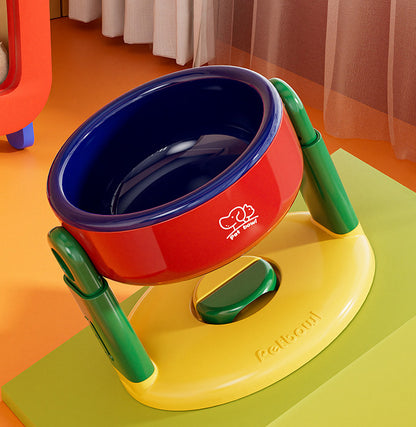 犬 猫 食器 フードボウル ペット 餌入れ ゴブレット 昇降調節可能フード 吐き戻し防止 ペットボウル ペット食器 餌皿 エサ皿 水飲み 食べやすい 水分補給 ペット用 猫用 犬用 吐き戻しエサ入れ エサいれ 皿 お皿 丸い ドッグフード 小型犬 小型犬用 かわいい おしゃれ