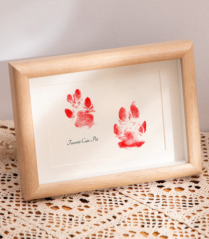 足形 手形 メモリアルグッズ ペットの足型 犬の足型 猫の手形 ギフト 肉球スタンプ 足形作成キット 記念 足跡 汚れない 取る 肉球 肉球拓 型取り肉球 犬 型取り 猫 オリジナル スタンプ 肉球スタンプ 記念 足あと 手形足形スタンプ キット 足跡パッド ペット用