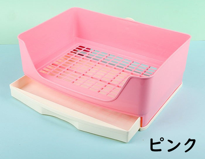 うさぎ トイレ 四角形 40*30 大型 ウサギ トイレ トレー ケージ固定 小動物 トイレ 清潔 お掃除簡単 小動物 引き出し トイレ プラスチック底ネット 快適な ペット トイレ フェレット トイレ 掃除 うさぎ うさぎ全般 うさぎ用品 ウサギ 掃除しやすい 複数飼育 多頭飼い