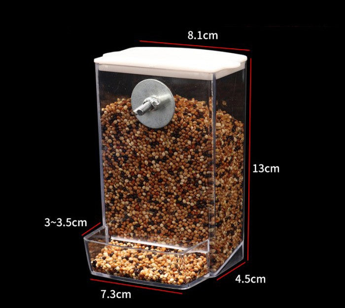 バードフィーダー 鳥用フードフィーダー 自動給餌器 餌やり インコ 透明容器 餌入れ 給餌機 自動餌与え 透明容器キャット 自動 小鳥 餌台 食器 食べ殻の防止 鳥 自動餌やり機 引っかけ式 出張 旅行 お留守番 小型動物 文鳥 鳥かご掛ける 餌入れ 給餌機 えさいれ エサ入れ