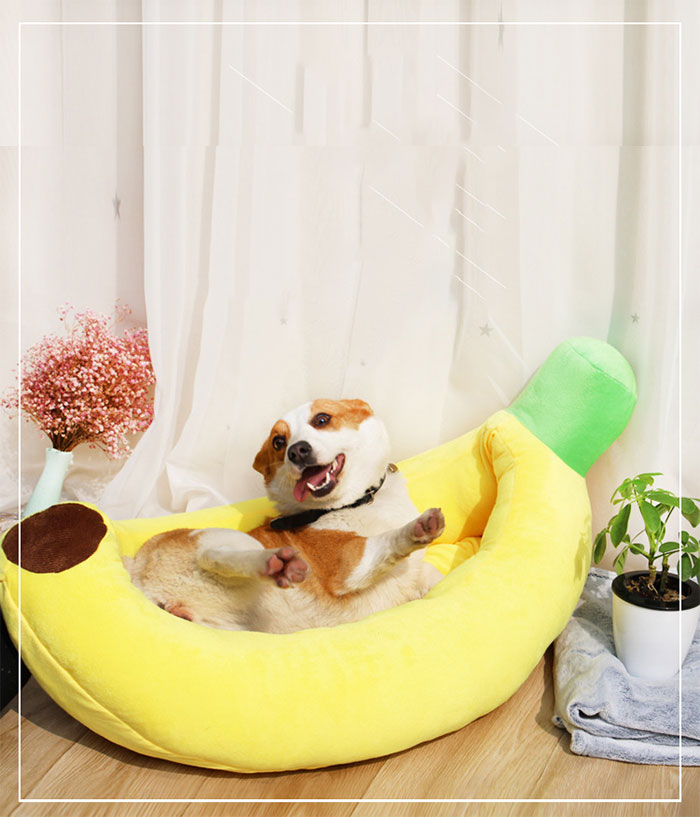ペットベッド 秋冬用 猫 犬 ペット ベッド 洗える かわいい バナナ ぬいぐるみ ふかふか 柔らかい 防寒 寒さ対策 小型犬 中型犬 犬用 猫用 通気性 丸洗い オールシーズン ペットクッション ペット用品 保温防寒 寒さ対策 滑り止め 快適 高反発 介護ベッド おしゃれ