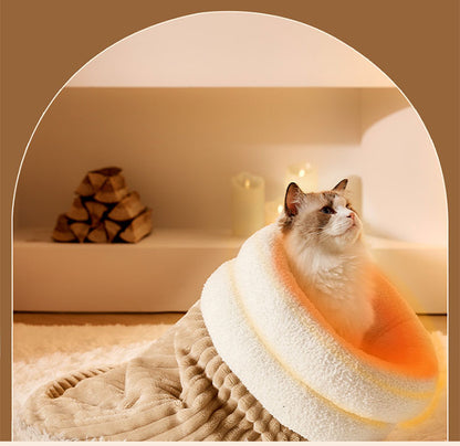 猫布団 犬布団 猫用寝袋ペットベッド ペット用寝袋 クッション ペット用寝袋 ペット布団 防寒対策 保温防寒 猫 ベッド 犬 ベッド 猫 ふとん 寒さ対策 保温防寒 おしゃれ ふわふわ ネコハウス あったか 秋 冬用 起毛ベッド 猫布団 クッションキャットハウス 猫寝床 ペット用品
