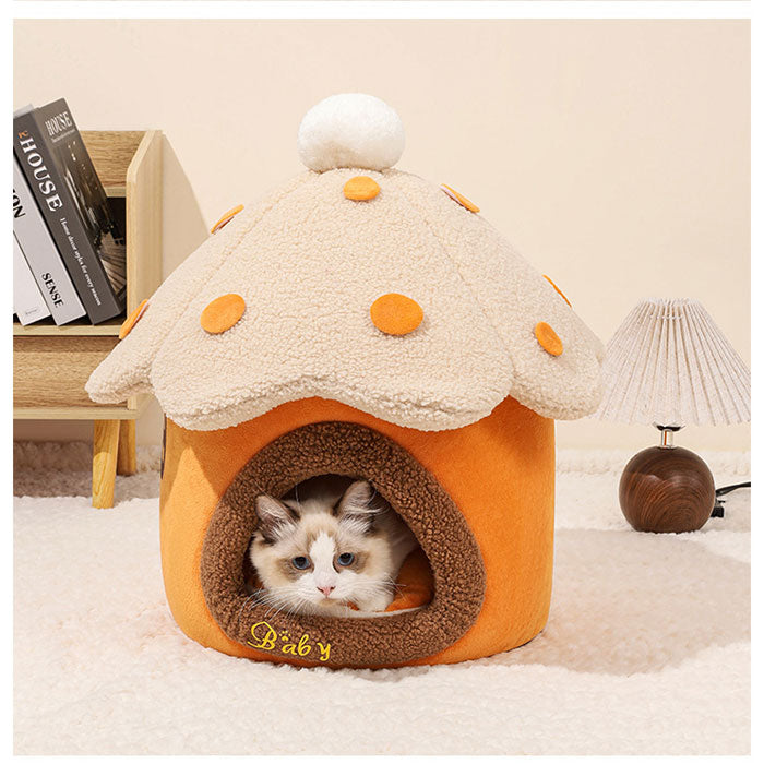 ペットハウス ペットベット ドーム型 ベッド 秋 冬 猫 おしゃれ ハウス 暖かい 寒さ対策 ペットベッド ふわふわ ボア 滑り止め付 柔らか 可愛い 室内用 暖かい ふわふわ 犬小屋 ペットハウス 犬 猫 小屋 屋根付き ふわふわ ネコベッド ドームベッド おしゃれ 洗える