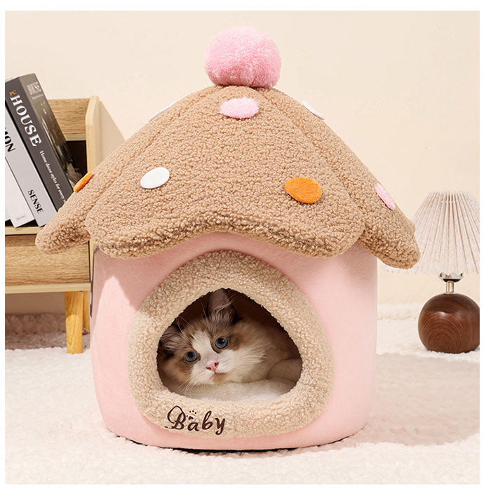 ペットハウス ペットベット ドーム型 ベッド 秋 冬 猫 おしゃれ ハウス 暖かい 寒さ対策 ペットベッド ふわふわ ボア 滑り止め付 柔らか 可愛い 室内用 暖かい ふわふわ 犬小屋 ペットハウス 犬 猫 小屋 屋根付き ふわふわ ネコベッド ドームベッド おしゃれ 洗える