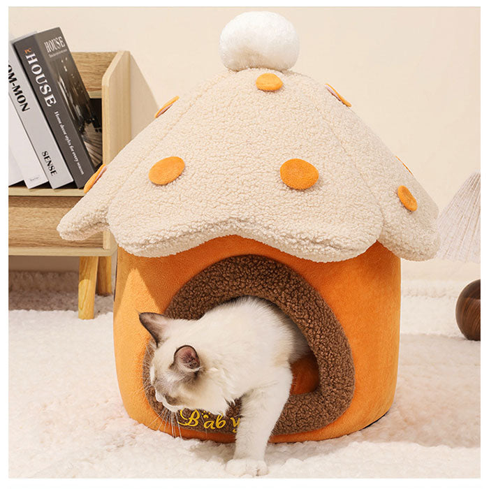 ペットハウス ペットベット ドーム型 ベッド 秋 冬 猫 おしゃれ ハウス 暖かい 寒さ対策 ペットベッド ふわふわ ボア 滑り止め付 柔らか 可愛い 室内用 暖かい ふわふわ 犬小屋 ペットハウス 犬 猫 小屋 屋根付き ふわふわ ネコベッド ドームベッド おしゃれ 洗える