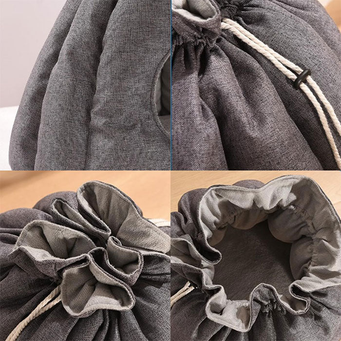 ペットベッド 猫 ペット ベッド 猫ハウス ドームハウス 秋冬用 ペットベッド ドーム型 寒さ対策 キャットハウス 暖かいハウス ペットテント クッション付き ペット用寝袋 ペット用品 保温防寒 洗える 寒さ対策 滑り止め 快適 柔らかい 半密閉式 もこもこ ぐっすり眠れる