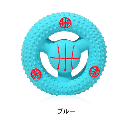 フリスビー 犬 犬用おもちゃ フリスビー 投げるおもちゃ ハンドル型 噛むおもちゃ 音が鳴る 頑丈 耐久性 壊れにくい 犬用 噛むおもちゃ 歯磨き 歯清潔 安全 無毒 ストレス解消 運動不足対策 外遊び 歯耐性 知能訓練 小型犬 中型犬 お手入れ簡単 噛むおもちゃ 歯磨き効