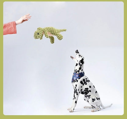 ペットおもちゃ ぬいぐるみ 犬のおもちゃ 噛む 噛んでも壊れない犬のおもちゃ 犬 おもちゃ ぬいぐるみ かみつきザウルス ストレス解消 運動不足解消 不安解消 犬 おもちゃ 噛む 玩具 ぬいぐるみ 犬の心を落ち着かせる 知育玩具 靴 音が出る プレゼント ギフト 小型犬