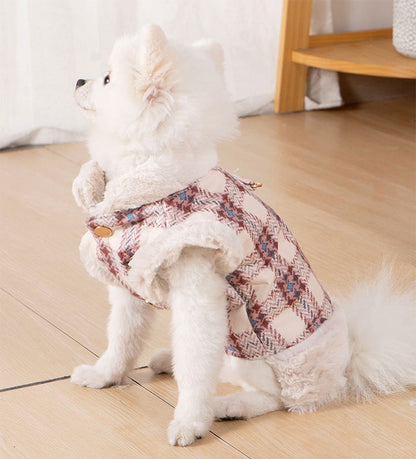 犬服 ドッグウェア 服 秋冬 トレーナー 犬 洋服 ペット 服 犬の服 秋 冬 裏起毛 子犬服 ふわふわフリースベスト ノースリーブ タンクトップ 起毛トレーナー 犬 猫 防寒 暖かい おしゃれ シンプル かわいい 暖かい 抜け毛防止 犬 小型犬 中型犬 コート服 牽引ロープハング可能