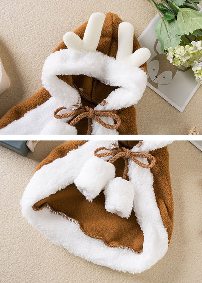 ドッグウェア コスチューム 猫 犬 ペット服 コスプレ クリスマス 衣装 犬服 猫服 洋服 ペット服 ペットウェア 衣装 フード付き コスチューム サンタ マント 仮装 サンタクロース 着ぐるみ 簡単装着 着せ替え 柔らかい ふわふわ 可愛い おしゃれ 仮装 変装 変身 暖かい