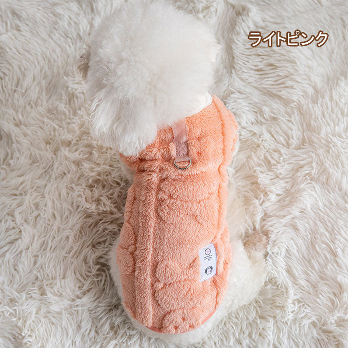 犬服 秋冬 ドッグウェア 犬の服 冬 ベスト ペット服 フリース 暖かい モコモコ ふわふわ 秋冬フリース 防寒 裏起毛 ノースリーブ Dリング付き 防寒 暖かい 秋冬 秋冬服 小型犬 中型犬 猫 おしゃれ おもしろい かわいい 可愛い あったか モコモコ 記念写真 記念日 XS-2XL