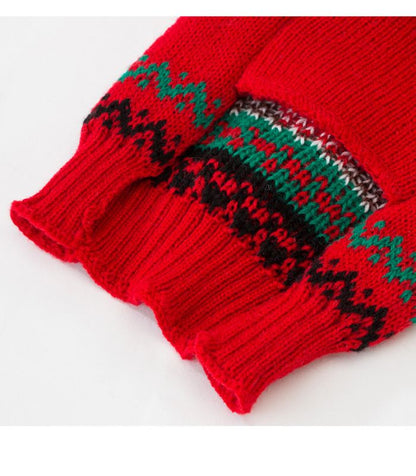 サンタ ペット服 クリスマス 仮装 2点セット 服 スカーフ パーカー セーター ニット 防寒 冬 犬服 トナカイ かわいい ドッグウェア キャットウェア コスプレ 着ぐるみ 仮装 犬 ドッグウェア ギフト お散歩 保温防寒 小中大型犬 ハロウィン