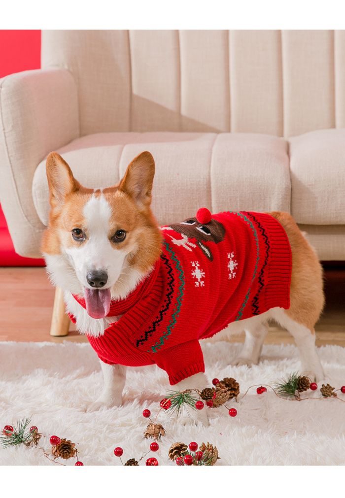 サンタ ペット服 クリスマス 仮装 2点セット 服 スカーフ パーカー セーター ニット 防寒 冬 犬服 トナカイ かわいい ドッグウェア キャットウェア コスプレ 着ぐるみ 仮装 犬 ドッグウェア ギフト お散歩 保温防寒 小中大型犬 ハロウィン