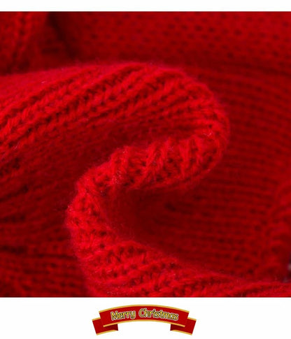 サンタ ペット服 クリスマス 仮装 2点セット 服 スカーフ パーカー セーター ニット 防寒 冬 犬服 トナカイ かわいい ドッグウェア キャットウェア コスプレ 着ぐるみ 仮装 犬 ドッグウェア ギフト お散歩 保温防寒 小中大型犬 ハロウィン