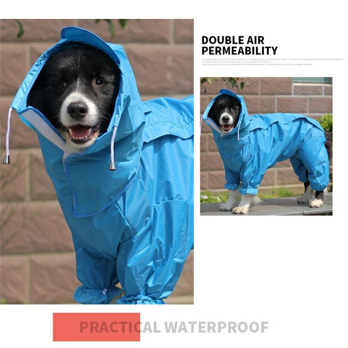 犬服 犬 レインコート ペット レインコート 雨具 カッパ 小型犬 中型犬 大型犬 レインウェア 帽子付 耐久性 快適 防風 防水 防雪 防塵 通気 お散歩 犬 ペットウェア 防水服 ペット お出かけ 梅雨対策