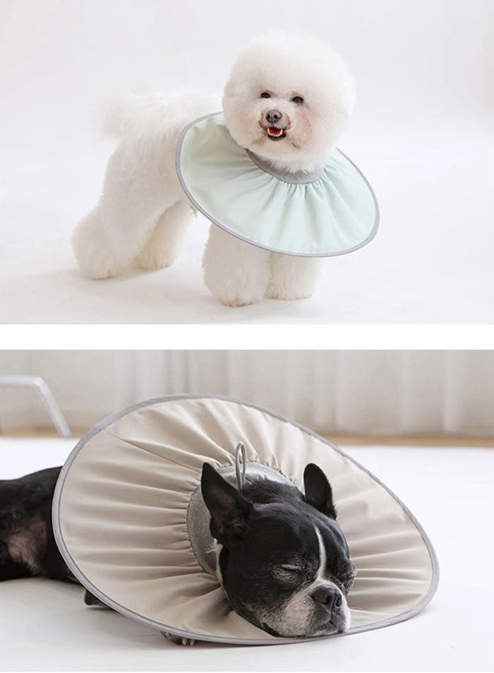 エリザベスカラー ペット 犬 猫 術後 ソフト 持ち運び 撥水 折りたたみ ストレスフリー 防水 エリザベスカラー 軽量 傷保護 傷舐め防止 折り畳み 去勢 介護用品 手術 怪我 ケガ 旅行 収納 柔らか 視界クリア コンパクト アジャスター サイズ調整 介護 ペット用品