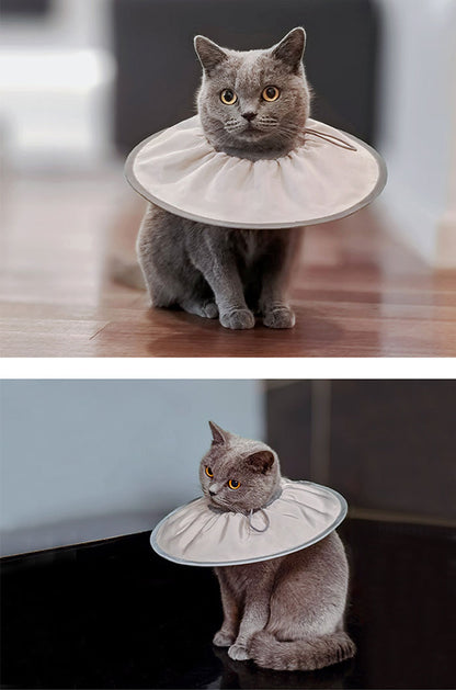 エリザベスカラー ペット 犬 猫 術後 ソフト 持ち運び 撥水 折りたたみ ストレスフリー 防水 エリザベスカラー 軽量 傷保護 傷舐め防止 折り畳み 去勢 介護用品 手術 怪我 ケガ 旅行 収納 柔らか 視界クリア コンパクト アジャスター サイズ調整 介護 ペット用品