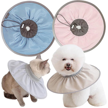 エリザベスカラー ペット 犬 猫 術後 ソフト 持ち運び 撥水 折りたたみ ストレスフリー 防水 エリザベスカラー 軽量 傷保護 傷舐め防止 折り畳み 去勢 介護用品 手術 怪我 ケガ 旅行 収納 柔らか 視界クリア コンパクト アジャスター サイズ調整 介護 ペット用品