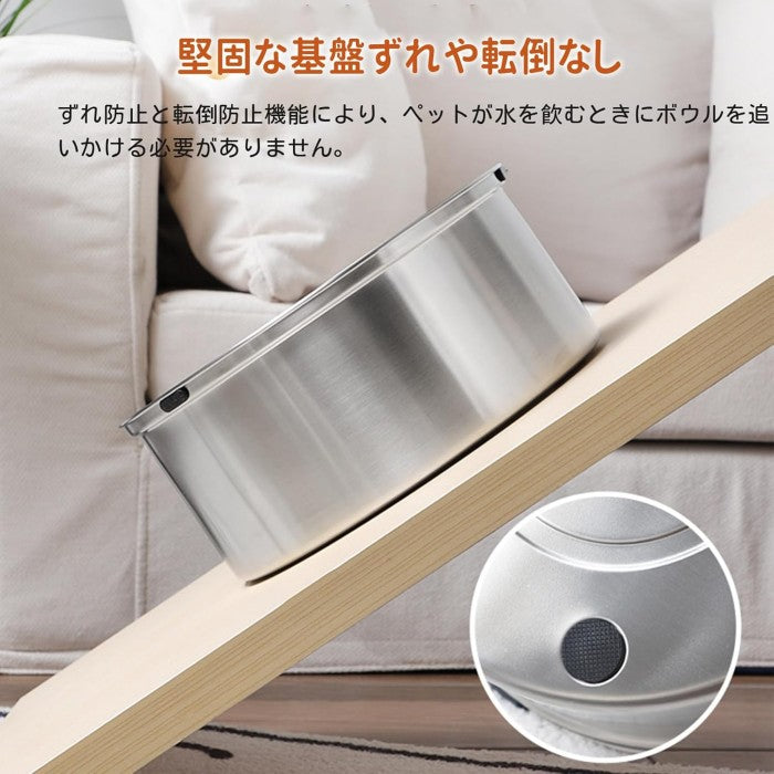 ウォーターボウル 犬 大容量 犬用水飲み器 犬用水入れ 早飲み防止 ペット 給水器 水飲み器 犬 猫 ウォーターボウル ペットフローティングボウル 1L 3L 早飲み防止 こぼれにくい 錆びない 割れない ステンレス製 洗いやすい 清潔 ペット給水器 猫給水器 犬給水器 猫犬両用