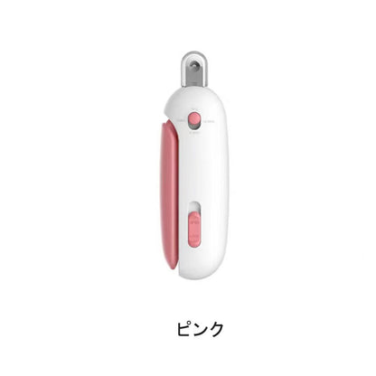 猫 爪切り 犬 猫爪切りグッズ ペット用つめきり ネコ爪切り 猫の爪切り ペット用爪切り 隠し式爪やすり付き 深爪防止 飛び散り防止 1~3.5mm直径調整可能 小型犬 初心者 簡単 猫爪切り嫌がる対策 ペット 爪切り 猫用 犬用つめ切り やすり ステンレス製 猫用ネイルケア