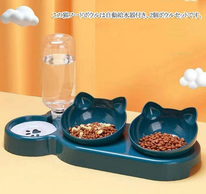 猫 食器 4点 猫 傾斜 フードボウル 猫 餌入れ 猫 えさ 皿 猫 ごはん皿 犬 えさいれ ペットボウル 15度の傾斜 頸椎を保護する 皿 倒れない 給水器 給餌 水やり 水飲み 食べやすい 水飲み ボウル 水入れ お皿 ご飯皿 水分補給