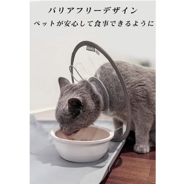 エリザベスカラー 猫 クリア ソフト 柔らかい 軽量 獣医推薦 リピーター多数 フェザーカラー 【透明･ソフト】 子猫 成猫 ロング 撥水 首元クッション 手術後 傷口保護 足舐め防止 傷舐め防止 猫用 怪我 ペット用 かわいい 介護 簡単装着 送料無料